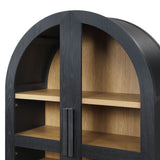 Better Homes & Gardens Juliet Arch Cabinet, Black Finish