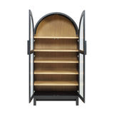Better Homes & Gardens Juliet Arch Cabinet, Black Finish