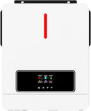 Xijia 3600W Hybrid Pure Sine Wave Power Inverter with 120A MPPT Solar Charger，dc 24V to ac 110v 60HZ Solar Converter for Home,Car ＆Cabin (DC24V(Range20V-30V) 3600VA)