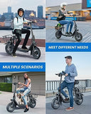 URBANMAX C1 Electric Scooter with Seat, 450W Powerful Motor up to 22 Miles Range