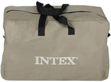 INTEX Excursion Inflatable Boat Series: Includes Deluxe 54in Boat Oars and High-Output Pump – SuperTough PVC – Adjustable Seats with Backrest – Fishing Rod Holders – Welded Oar Locks
