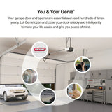 Genie Chain Drive 750 3/4 HPc Garage Door Opener w/Battery Backup - Heavy Duty -