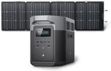 Portable Power Station DELTA 2 Max, 2400W LFP Solar Generator, Full Charge in 1 Hr, 2048Wh Solar Powered Generator for Home Backup(Solar Panel Optional)
