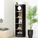 5-Shelf Narrow Bookcase - Axess