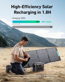 Anker SOLIX C1000 Portable Power Station with 200W Solar Panel, 1800W Solar Generator, 1056wh LFP (LiFePO4) Battery, 6 AC Outlets, Up to 2400W for Home, Power Outages, and Outdoor Camping