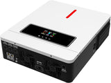 Xijia 3600W Hybrid Pure Sine Wave Power Inverter with 120A MPPT Solar Charger，dc 24V to ac 110v 60HZ Solar Converter for Home,Car ＆Cabin (DC24V(Range20V-30V) 3600VA)