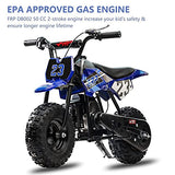 FRP DB002 50CC 2-Stroke Dirt Bike, Mini Bikes W/EPA Approved Gas Powered Engine