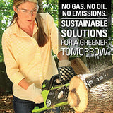 Greenworks 40V 16" Brushless Cordless Chainsaw For Tree Felling, Limbing, Pruning