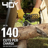 Greenworks 40V 16" Brushless Cordless Chainsaw For Tree Felling, Limbing, Pruning