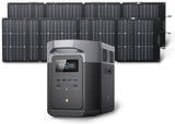 Portable Power Station DELTA 2 Max, 2400W LFP Solar Generator, Full Charge in 1 Hr, 2048Wh Solar Powered Generator for Home Backup(Solar Panel Optional)