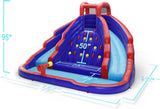 Inflatable Water Slide| Water Bounce House Waterslide for Backyard, Kids and Adults | Inflatable Water Park with Air Pump & Carrying Case