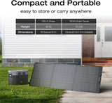 Portable Power Station DELTA 2 Max, 2400W LFP Solar Generator, Full Charge in 1 Hr, 2048Wh Solar Powered Generator for Home Backup(Solar Panel Optional)