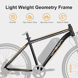 Jasion Electric Mountain Bike for Adults with 360Wh Removable Battery, 40Miles 20MPH