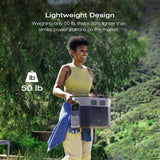 Portable Power Station DELTA 2 Max, 2400W LFP Solar Generator, Full Charge in 1 Hr, 2048Wh Solar Powered Generator for Home Backup(Solar Panel Optional)