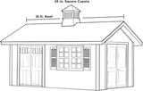 Good Directions 2126CV Coventry Vinyl Cupola, 26" square x 35" high, White