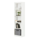5-Shelf Narrow Bookcase - Axess