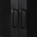 Metal Mesh 2-Door Accent Cabinet - Crea