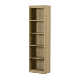 5-Shelf Narrow Bookcase - Axess