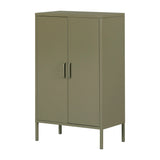 Metal 2-Door Accent Cabinet - Crea