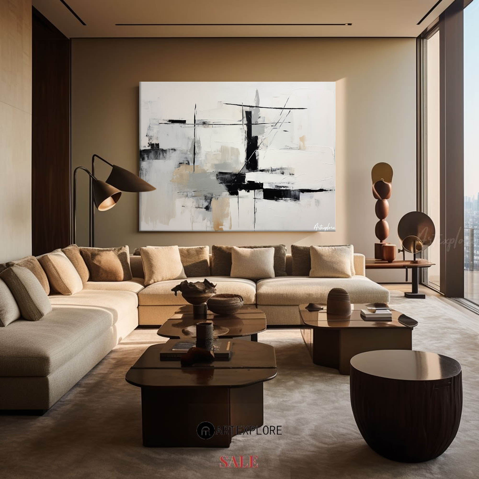 Modern Abstract Painting #ABAH140